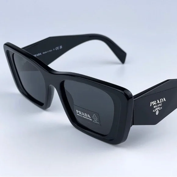 New - Prada PRO8YS 1AB5SO PR O8Y
Black Dark Gray Cat Eye
Unisex Sunglasses - Picture 5 of 12